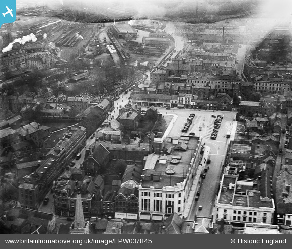 EPW037845 ENGLAND (1932). King's Square and environs, Gloucester, 1932 ...