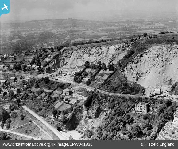 epw041830 ENGLAND (1933). Upper Wyche Quarry, Upper Wyche, 1933 ...
