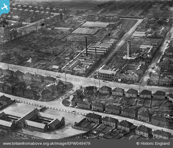 EPW049479 ENGLAND (1935). The British Waste (Leicester) Ltd Works on ...