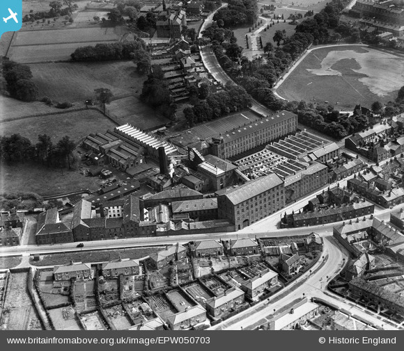 EPW050703 ENGLAND (1936). The Albert Silk Mills, Macclesfield, 1936 ...