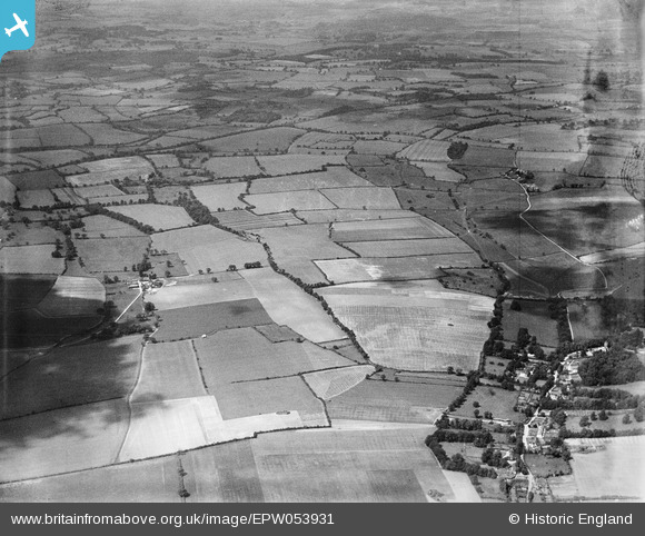 epw053931 ENGLAND (1937). Whatbarns Farm and surrounding countryside ...