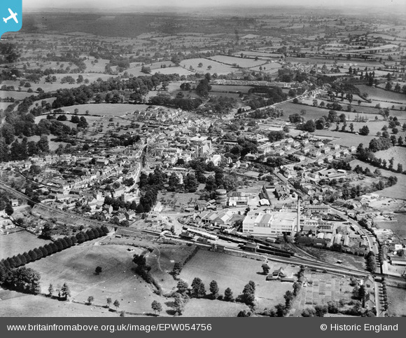 EPW054756 ENGLAND (1937). The town, Wincanton, from the south-west ...