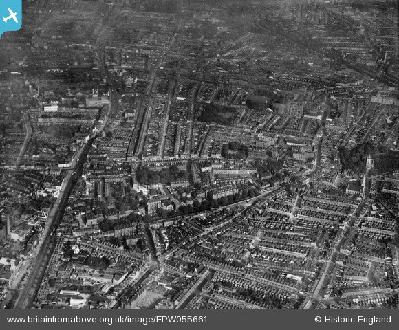 EPW055661 ENGLAND (1937). Stepney around Beaumont Square and environs ...