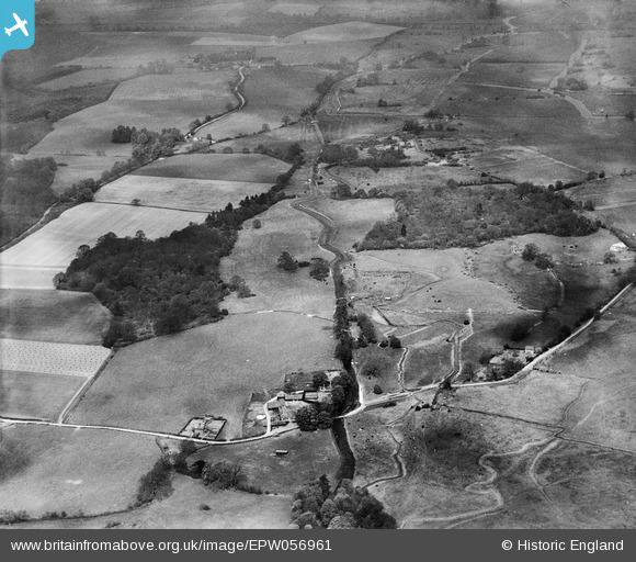 epw056961 ENGLAND (1938). The River Test between Queenmeadow Copse and