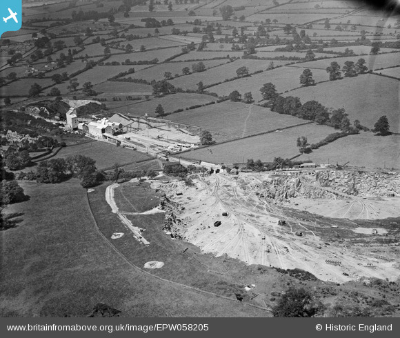 EPW058205 ENGLAND (1938). Quarry at The Warren and adjoining Quarry ...