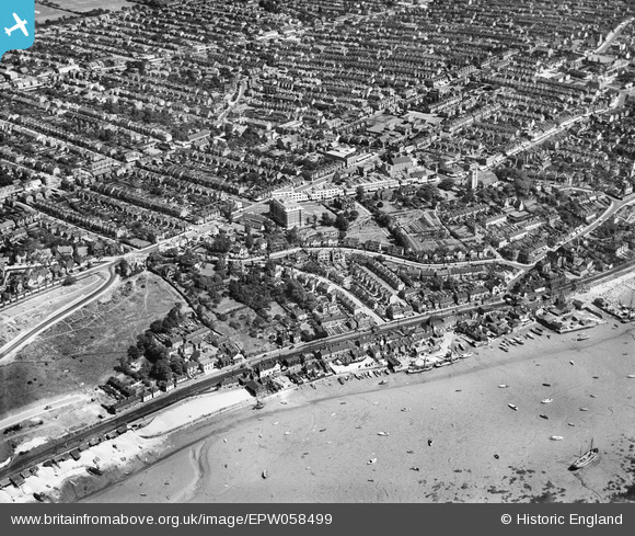 epw058499 ENGLAND (1938). Leigh Park Road and environs, Leigh-on-Sea ...
