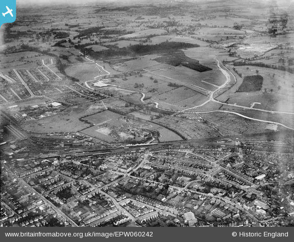 Epw060242 England (1938). The London Orphan School, River Colne And 