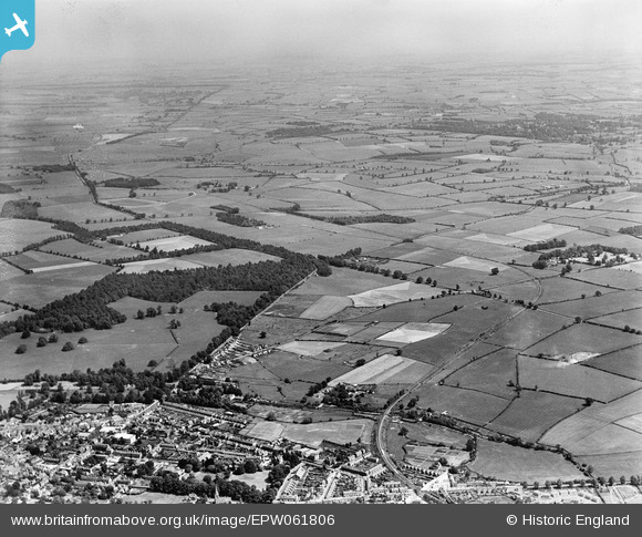 epw061806 ENGLAND (1939). Countryside surrounding the Fosse Way and the ...