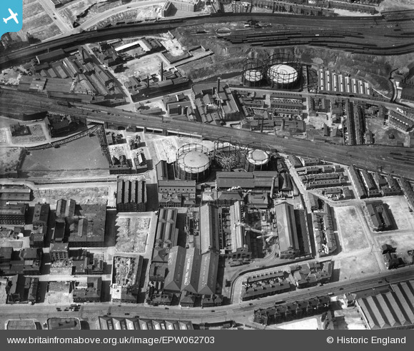 EPW062703 ENGLAND (1939). Rochdale Road Gas Works, Manchester, 1939 ...