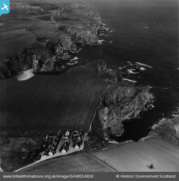 SAW014816 SCOTLAND (1948). Bullers of Buchan, Cruden. An oblique aerial ...