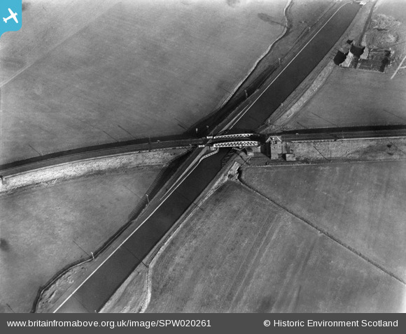 Spw020261 Scotland 1928 Dalderse Swing Bridge Forth And