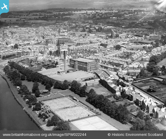 Spw022244 SCOTLAND 1928 Dumfries General View Showing Nithsdale Spw022244 SCOTLAND 1928 Dumfries General View Showing Nithsdale