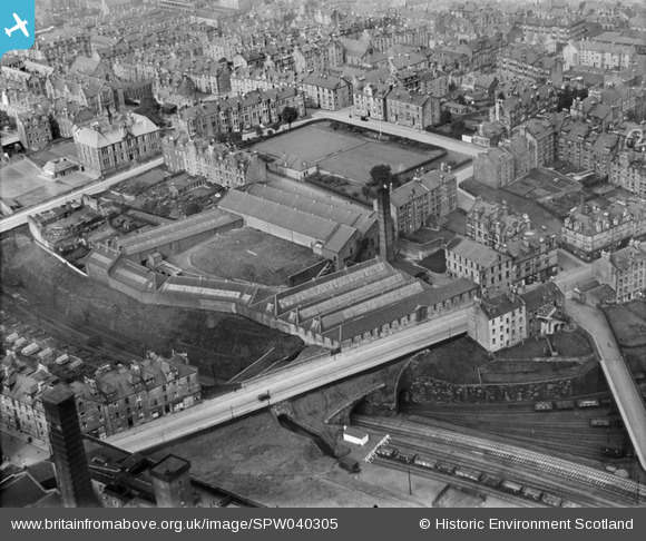 spw040305 SCOTLAND (1932). Weaving Factory, Lynedoch Street, Greenock ...