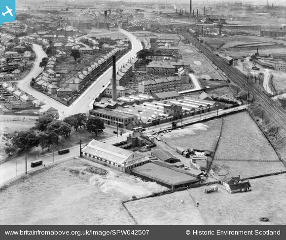 SPW042507 SCOTLAND (1933). Glasgow, general view, showing Richmond Park ...