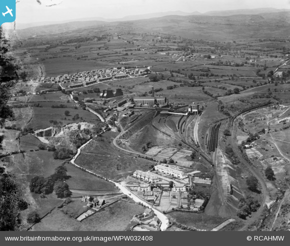 wpw032408 WALES (1930). View of Penallta colliery looking from SE ...