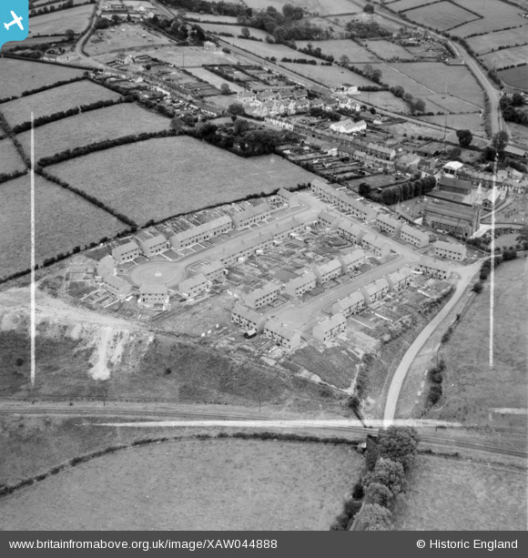 Xaw044888 Northern Ireland 1952 John Graham Lagan Steam Saw Mills Dromore Banbridge Northern Ireland 1952 Oblique Aerial Photograph Taken Facing East This Image Was Marked By Aerofilms Ltd For Photo Editing