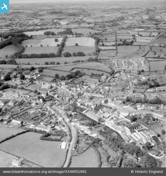 Xaw051881 Northern Ireland 1953 Dromore Spec Dromore Banbridge Northern Ireland 1953 Oblique Aerial Photograph Taken Facing North Britain From Above