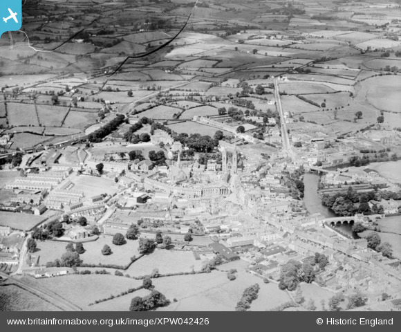 xpw042426 NORTHERN IRELAND (1933). General View, Omagh, Omagh, Northern ...