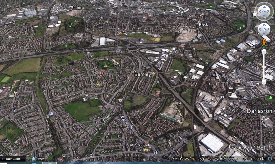 eaw000770 ENGLAND (1946). Industrial land adjacent to Wolverhampton