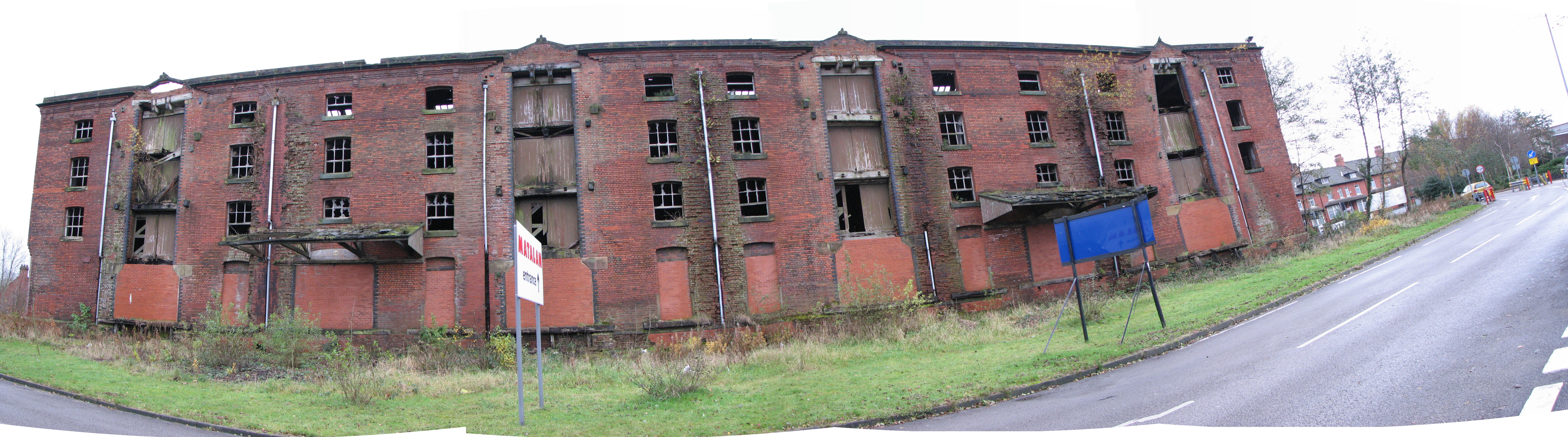 The Co-Operative Wholesale Society Star Flour Mill and environs, Oldham ...