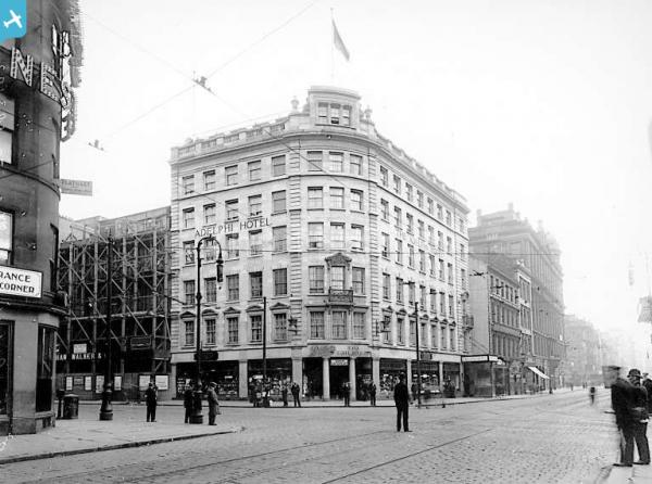 Spw045888 Scotland (1934). Glasgow, General View, Showing Central 