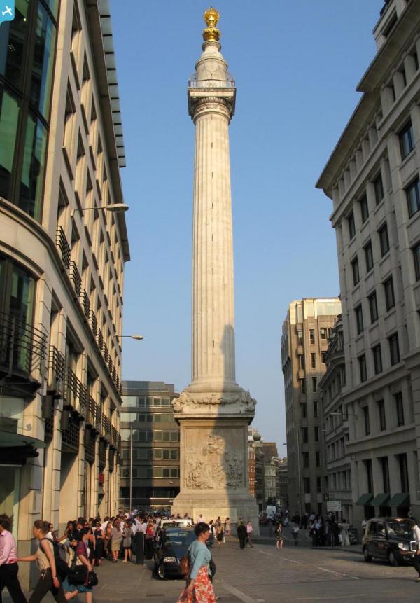 eaw052934 ENGLAND (1953). The Monument, London Bridge and London Bridge ...